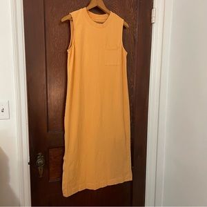 Everlane the long weekend tank dress in sunrise